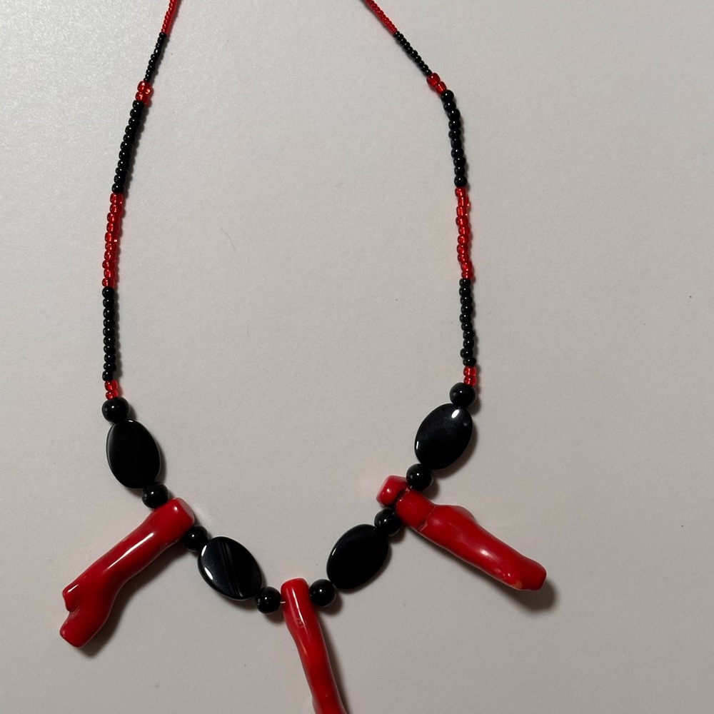 Vintage Italian coral necklace